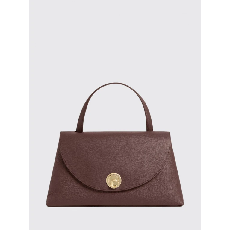 Medium Nikla Handbag in Grained Leather with Removable Strap (E1TOA180101953)