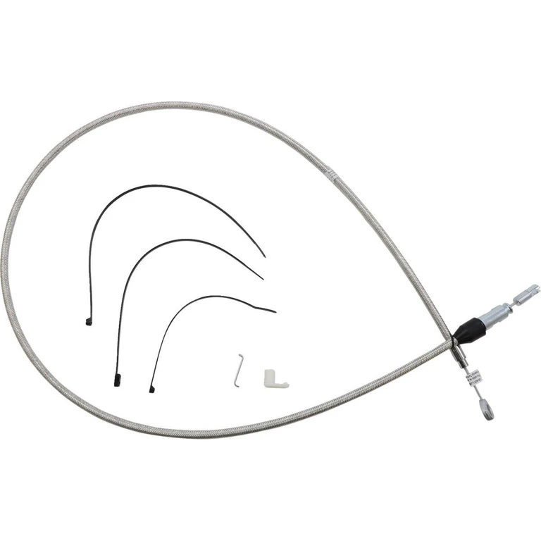 523422HE - Magnum Shielding Quick Connect Clutch Cable For Harley Davidson FLDE 1750 2018-2020 142 cm (56") - Silver