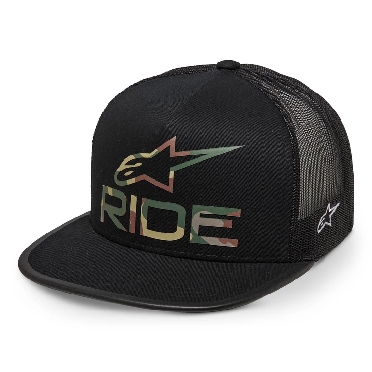 60612 - Alpinestars Ride 4.0 Camo Trucker Hat Black