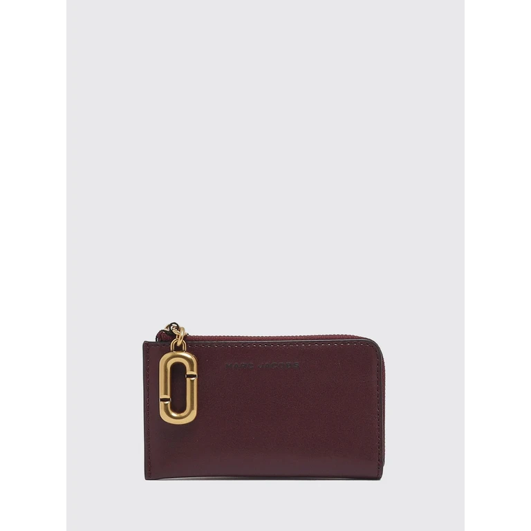 Leather Card Holder with a Zip Closure and Four Card Slots (2P6SMP018S01935)