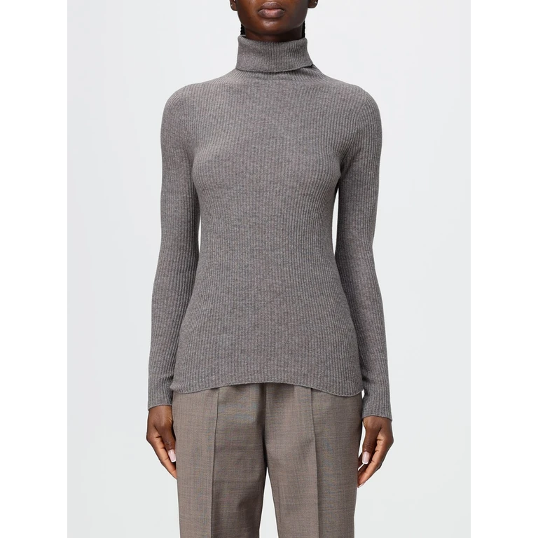 Slim Fit Turtleneck Jumper in Wool, Silk and Cashmere Blend (MAD216F021D2301276)