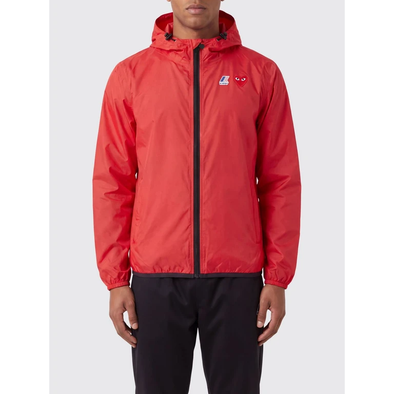 Comme Des Garçons Play x K-Way Hooded Nylon Windbreaker Jacket (AZJ5010512)