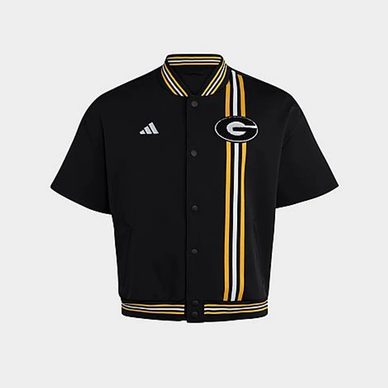 Men's Grambling State Tigers Basketball Warm-Up Top in Black/White Size: Small