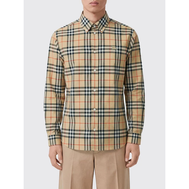 Slim Fit Vintage Check Cotton Shirt (8132209)