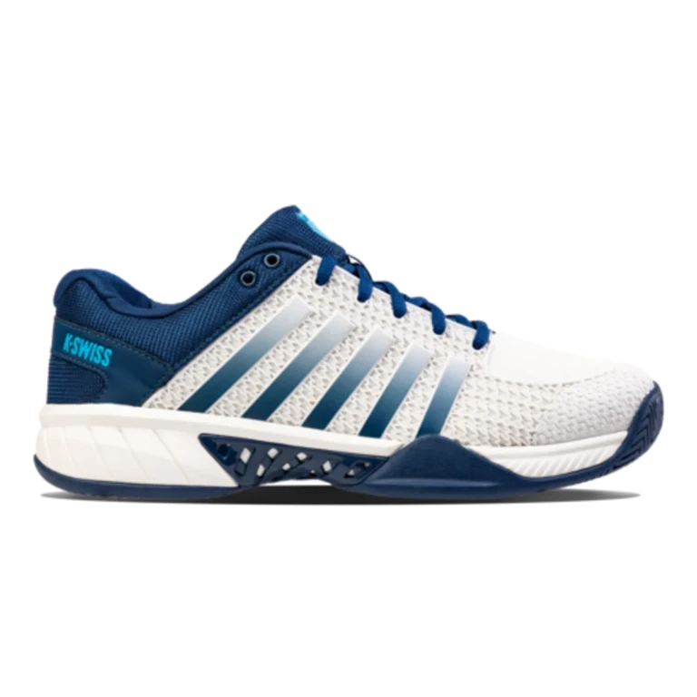 Express Light Pickleball Men's Court Shoes - Opal Blue/Blanc de Blanc/Cyan
