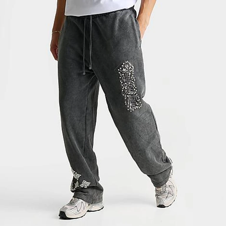 Murphy Fleece Sweatpants in Washed Black