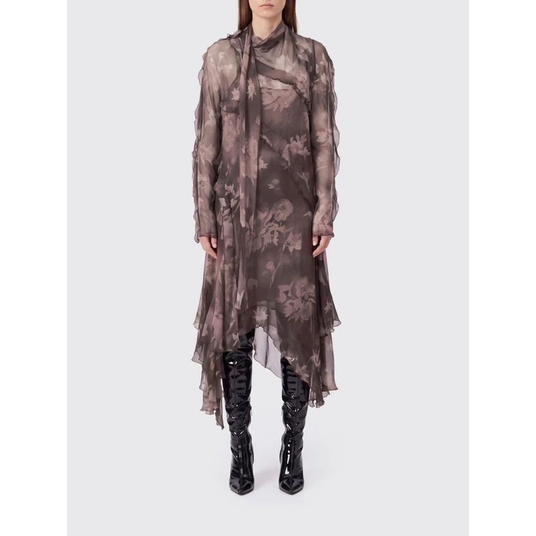 Robe Au Genou - Marron (A230100DECZ97RA)
