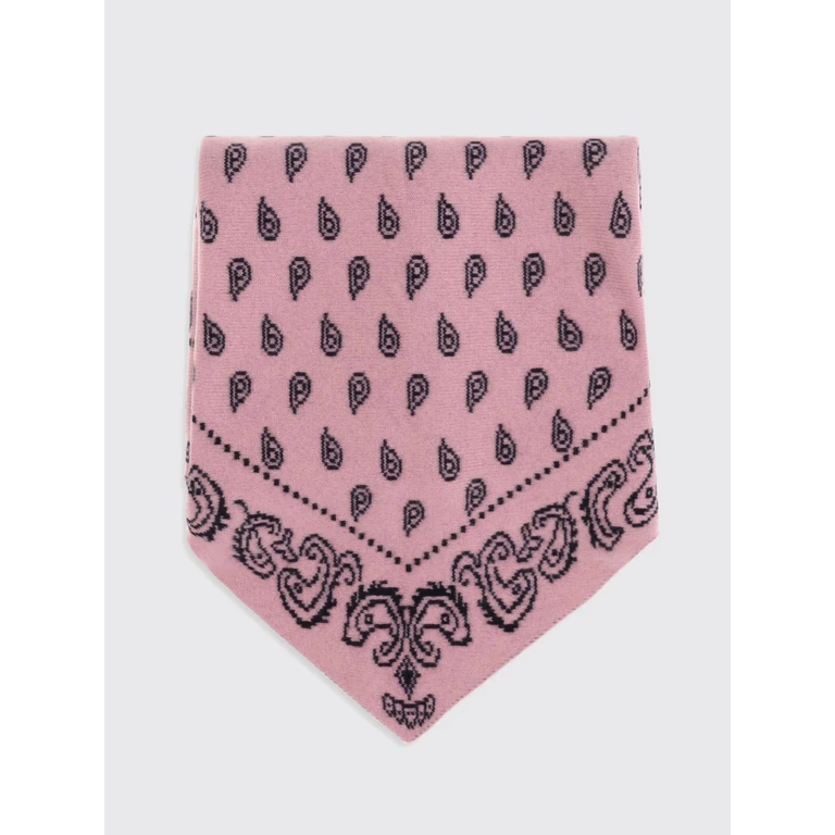 Foulard triangulaire imprimé paisley en pure laine