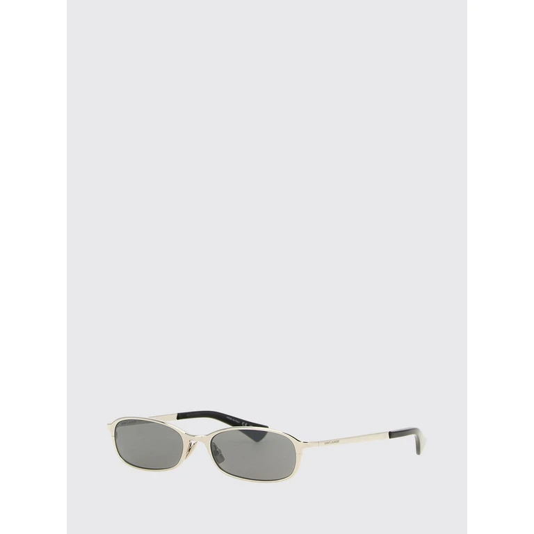 Lunettes de soleil Saint Laurent rondes en métal et acétate