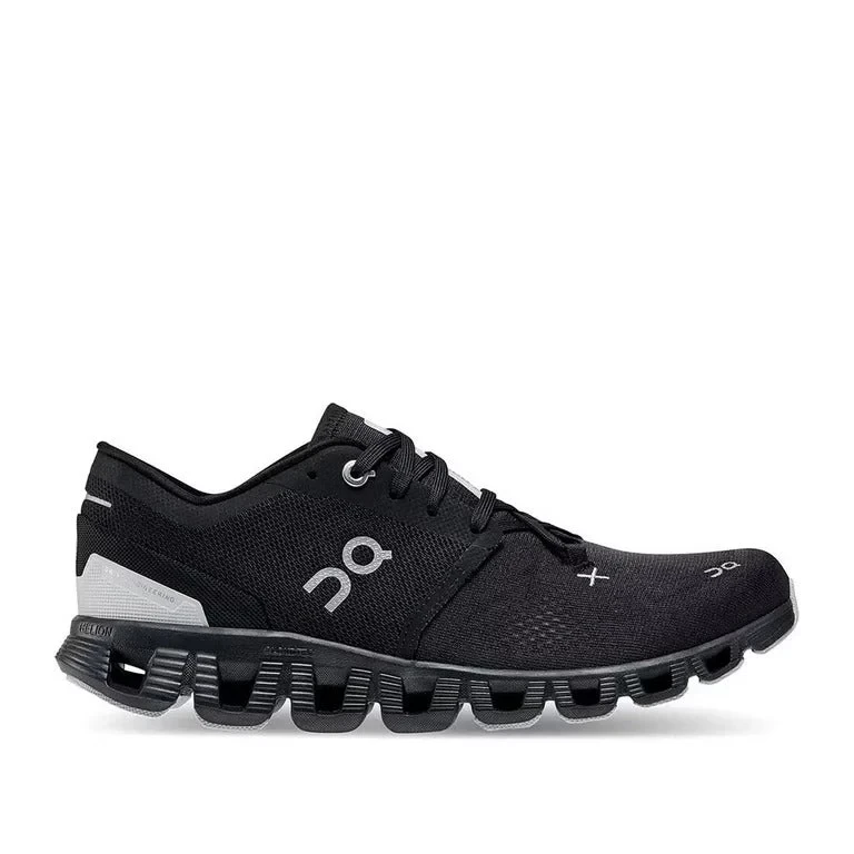Cloud X 3 Women's Training Shoes - Black Mesh Low-Top