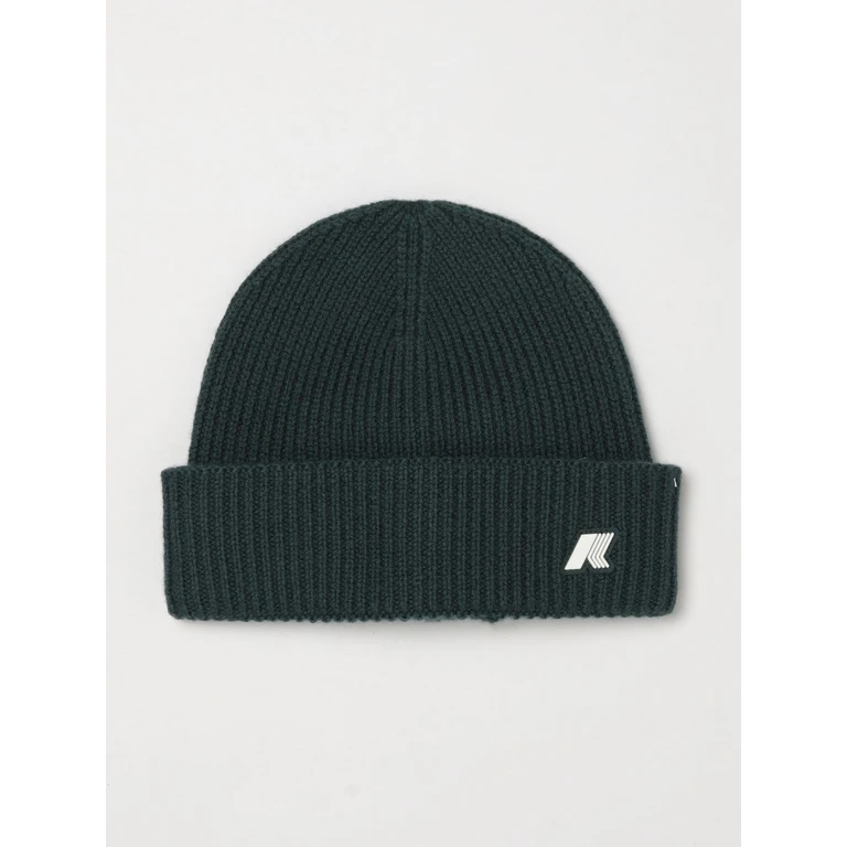 Boy's Wool Beanie Hat with Turn-Up Cuff and Contrast Logo (K31358W228)