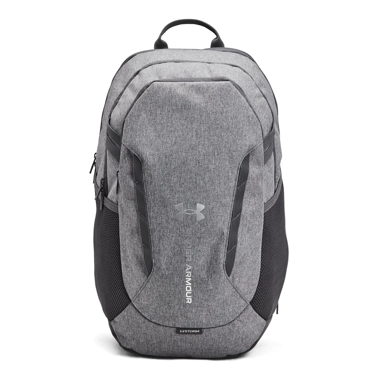 Unisex Hustle 6.0 Backpack - Castlerock Full Heather, Castlerock, Metallic Silver