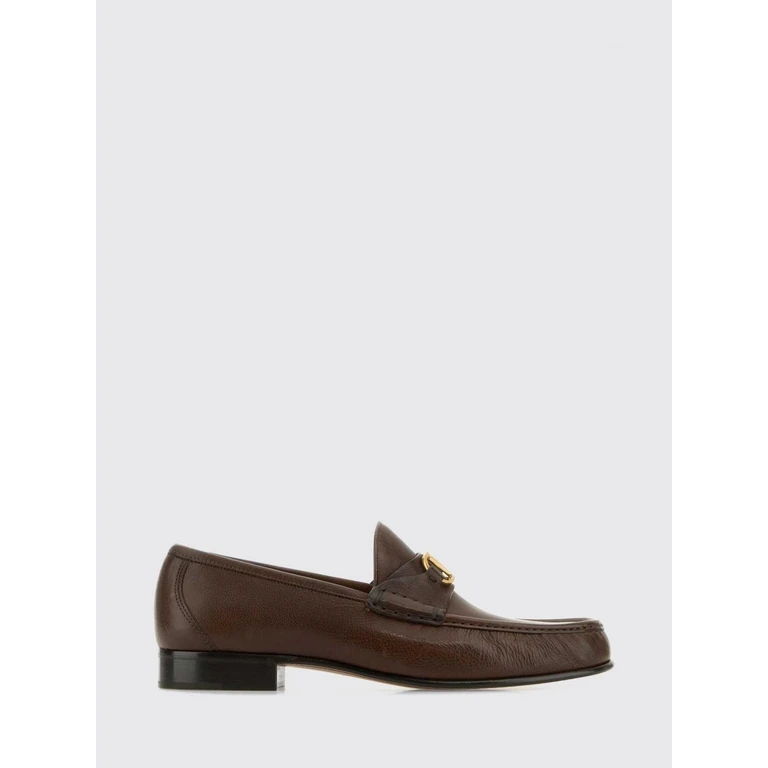 VLogo Signature Penny Loafers in Smooth Calfskin Leather (S0J68MILZWX)