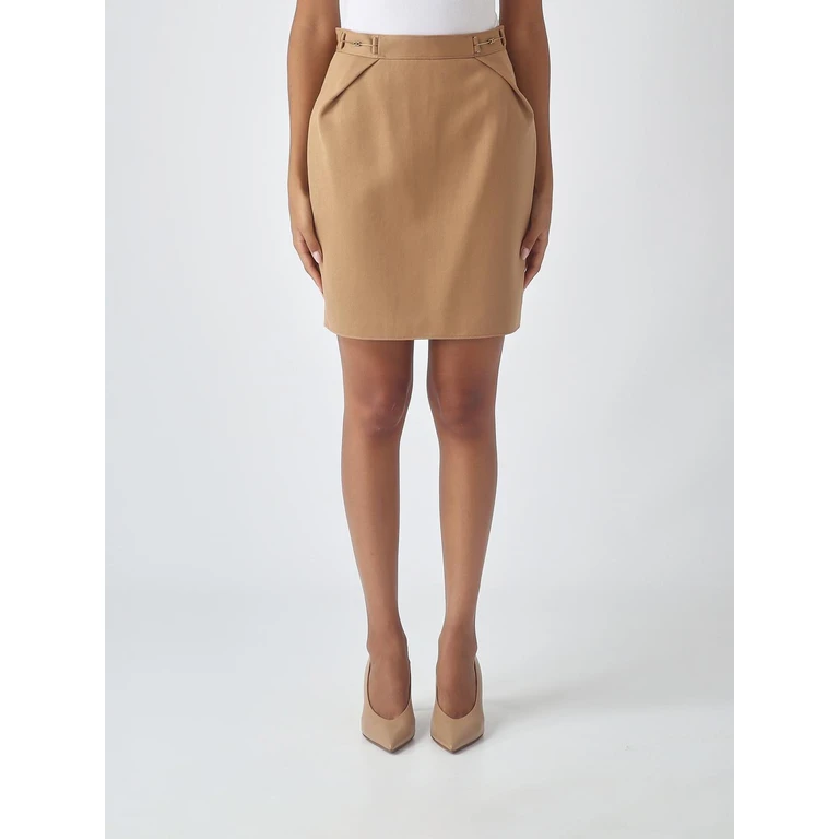 Skirt Woman color Leather (GO25067E2AI6)