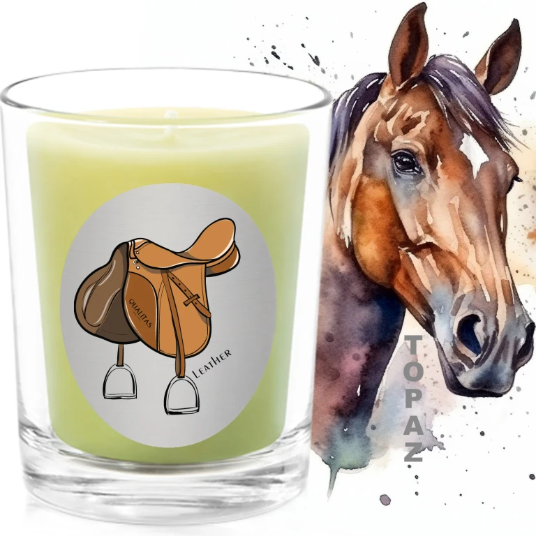 Qualitas Leather Candle