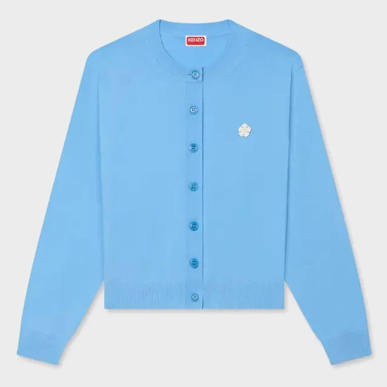 Boke Crest Embroidered Wool Cardigan