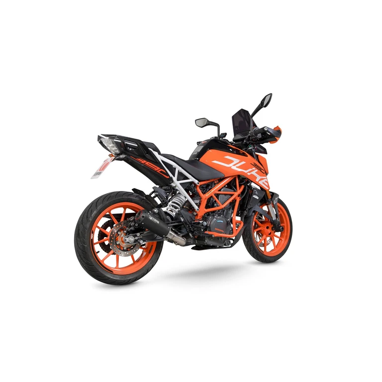 PKT83BCER - Scorpion Red Power Slip-On Black Ceramic For KTM Duke 390 2017-2020