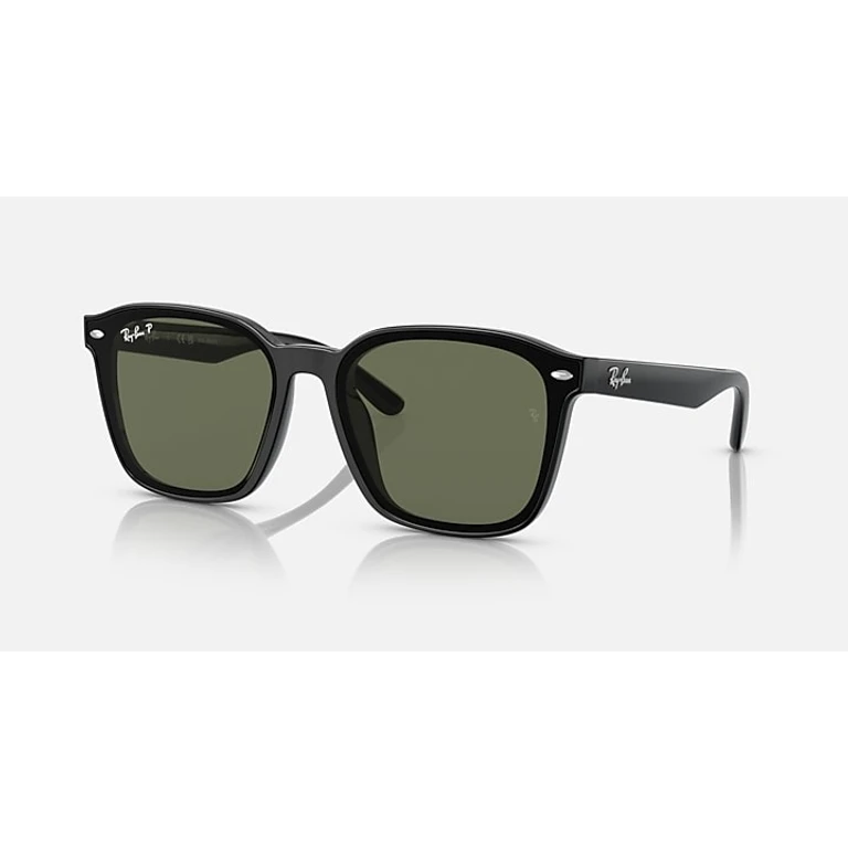 Ray Ban Polarized Green Square Unisex Sunglasses RB4392D 601/9A 66