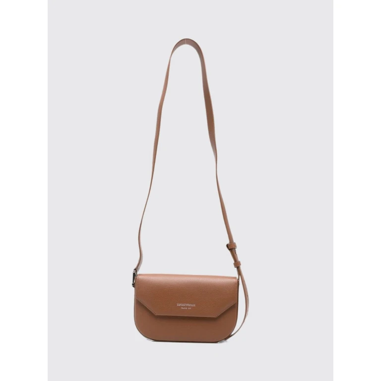Mini sac crossbody Emporio Armani en cuir grainé