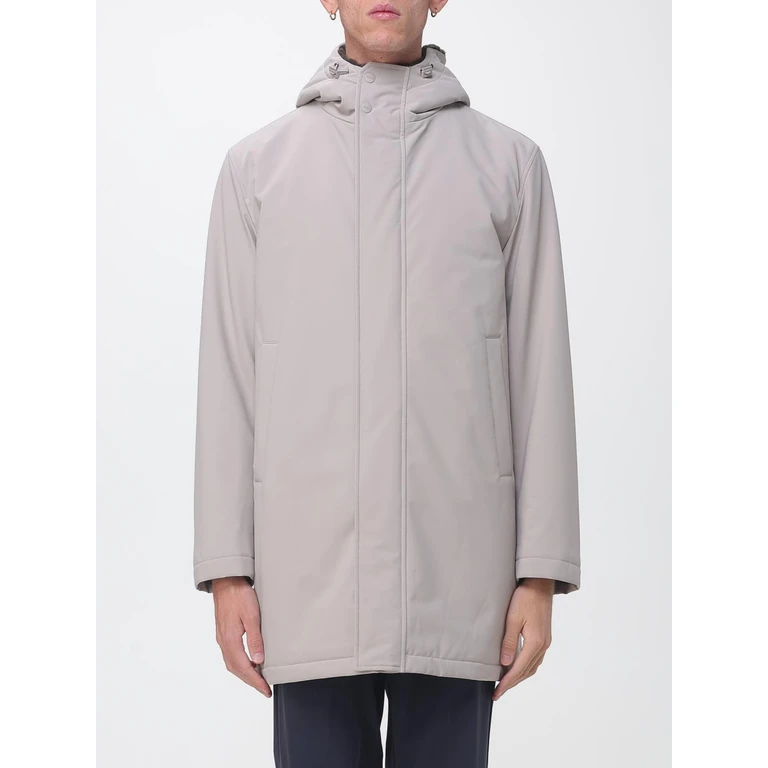 Parka Herno en polyester longueur genou avec capuche ajustable et doublure polaire