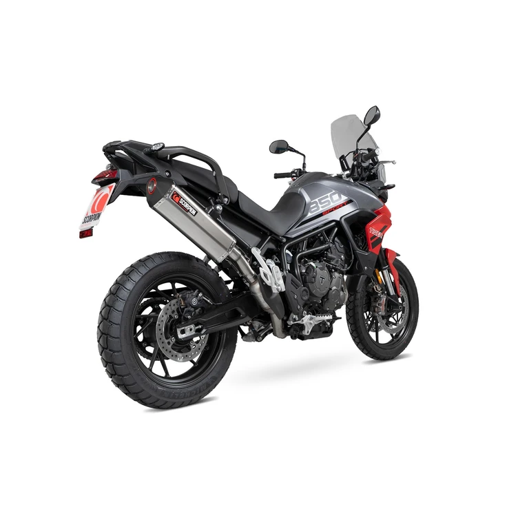 RTR92TEO - Scorpion Serket Parallel Titanium Slip-On Exhaust - Triumph Tiger 850 2021 - 2022