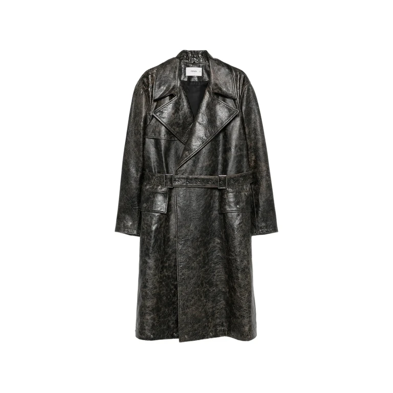 Leather Trench Coat