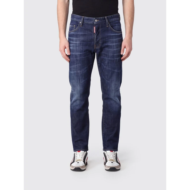 Bro Mid-Rise Straight Fit Jeans in Stretch Cotton Denim (S74LB1982D30010470)