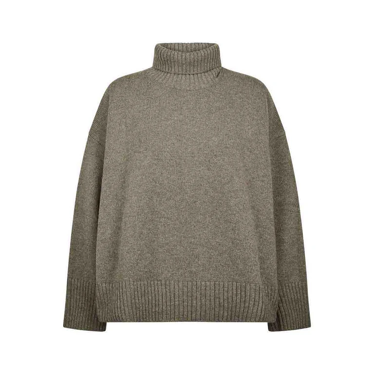 Jersey de Cuello Alto de Lana Merino