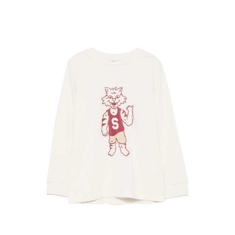T-Shirt Long Sleeve Cat Print
