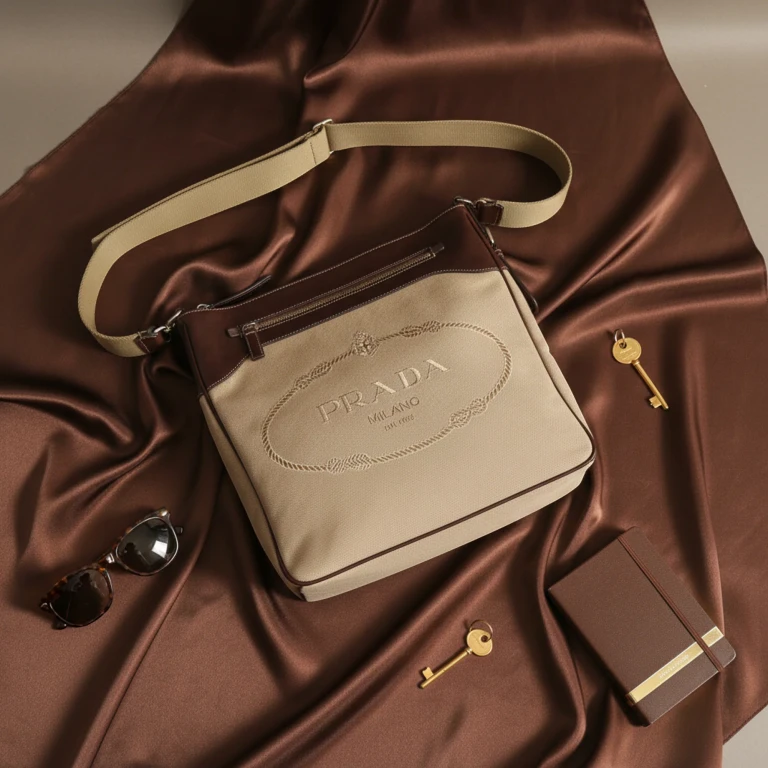 Jacquard Shoulder Bag