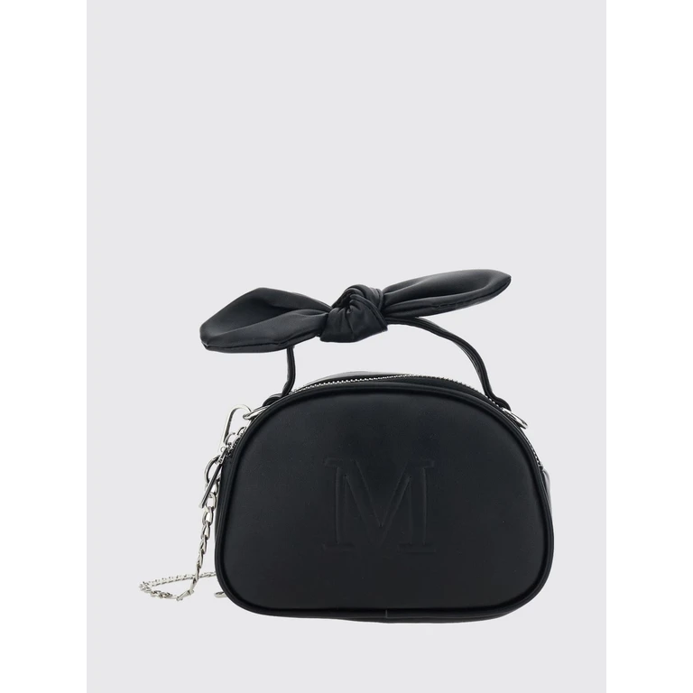 Girls' Faux Leather Bow Monogram Bowling Bag (17H00680830050)