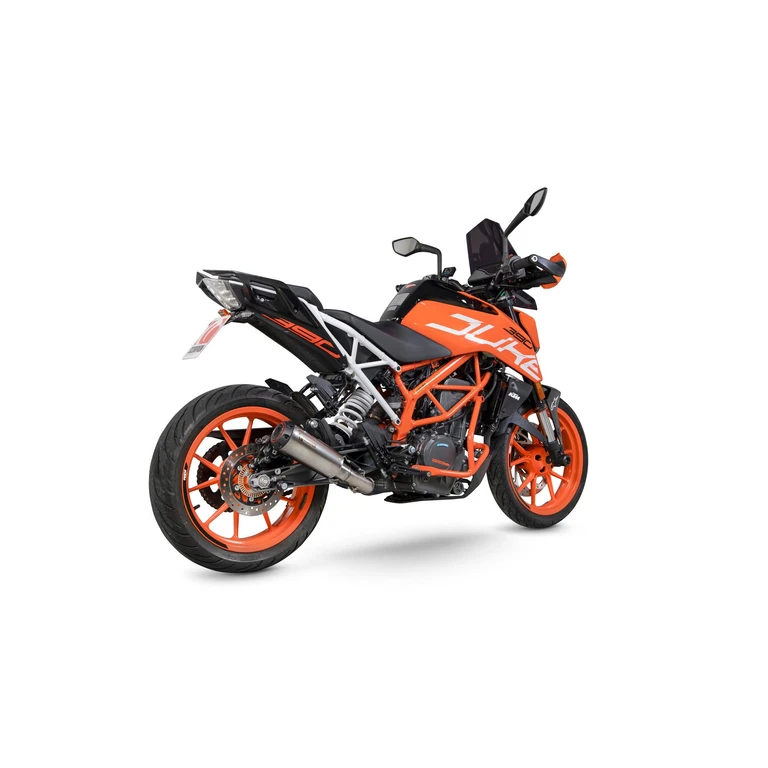 PKT83TEO - Scorpion Red Power Slip-On Titanium For KTM Duke 390 2017-2020