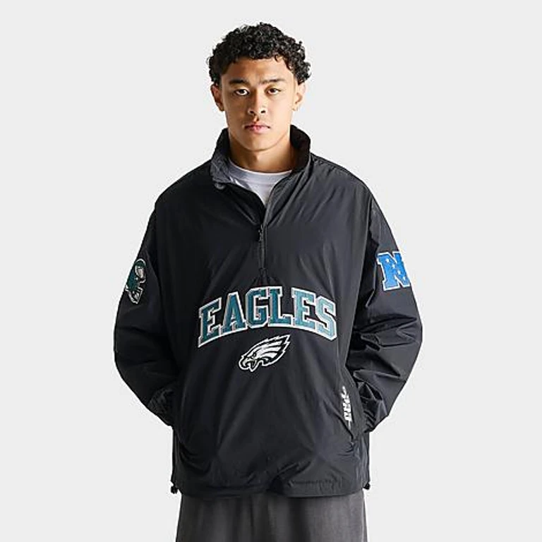 Philadelphia Eagles NFL Pre Game Quarter-Zip Jacke
