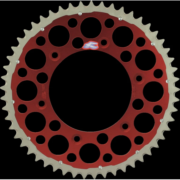 Twin Ring Rear Sprocket - Honda CR 125/250/500 & CRF 250/450 Up To 2024 - 48T Red