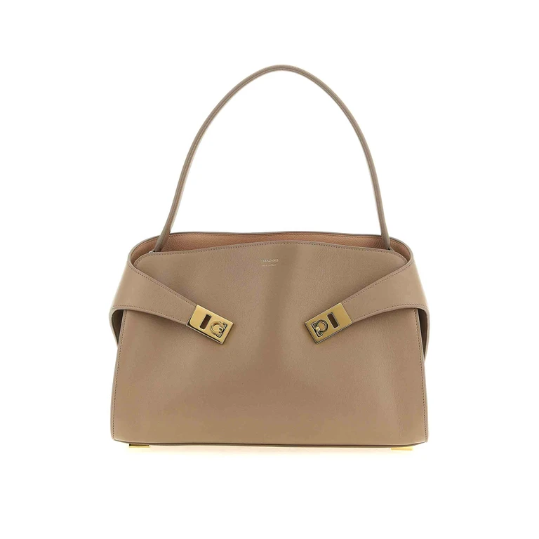 Salvatore Ferragamo Sac Porté Épaule - Rose (795203WARMTAUPE)