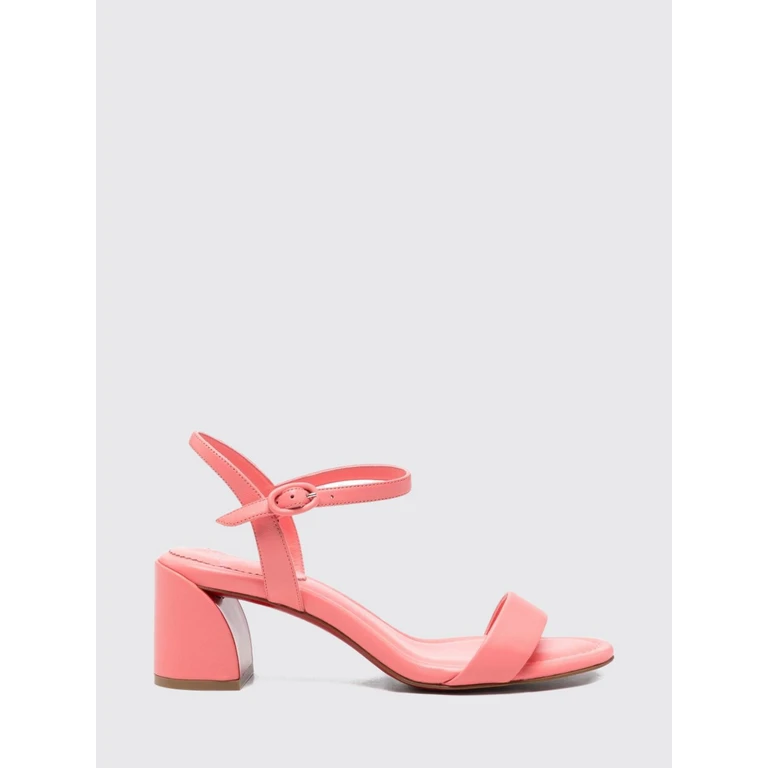 Miss Jane Nappa Leather Mid-Heel Sandals with Strap (32603909149)