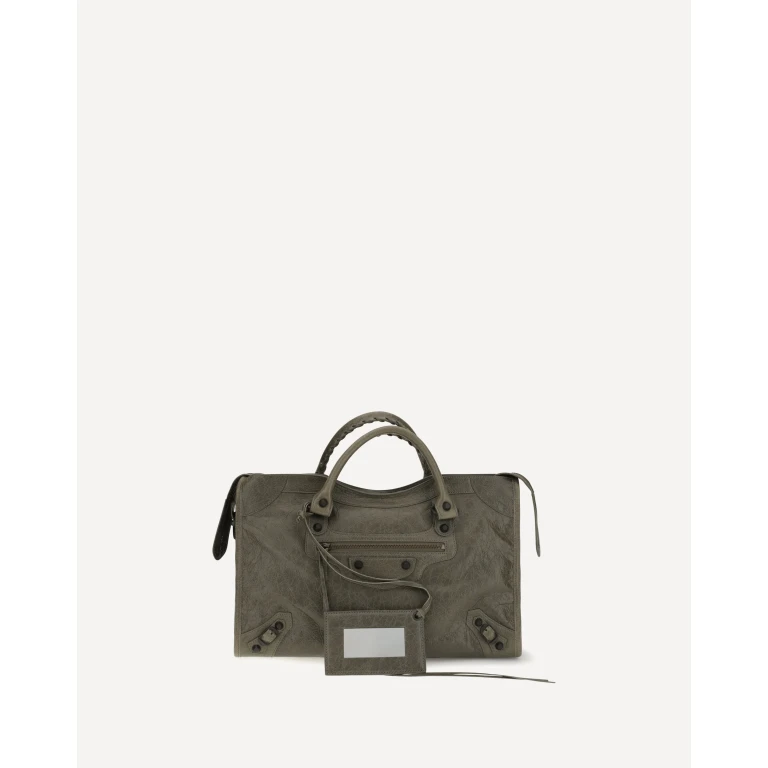 Le City Medium Handtasche aus Arena Lammleder mit Spiegel