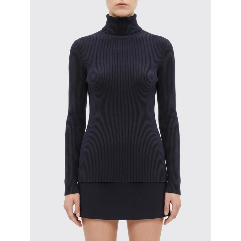 Slim Fit Turtleneck Jumper in Wool, Silk and Cashmere Blend (MAD216F021D2305146)