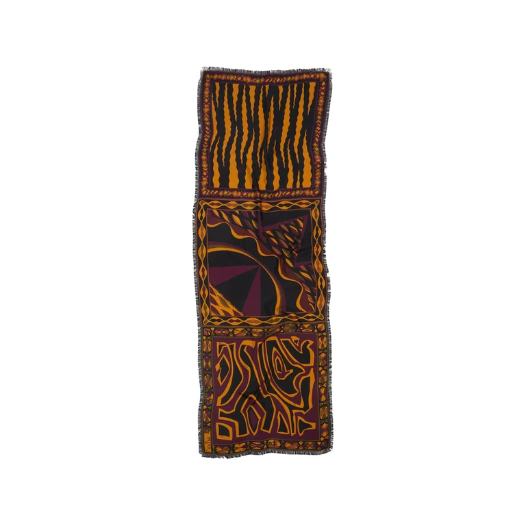 Mixed Print Silk Stole