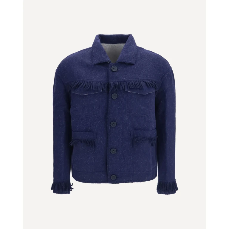 Vedu reversible alpaca and wool-blend Jacket Male XL