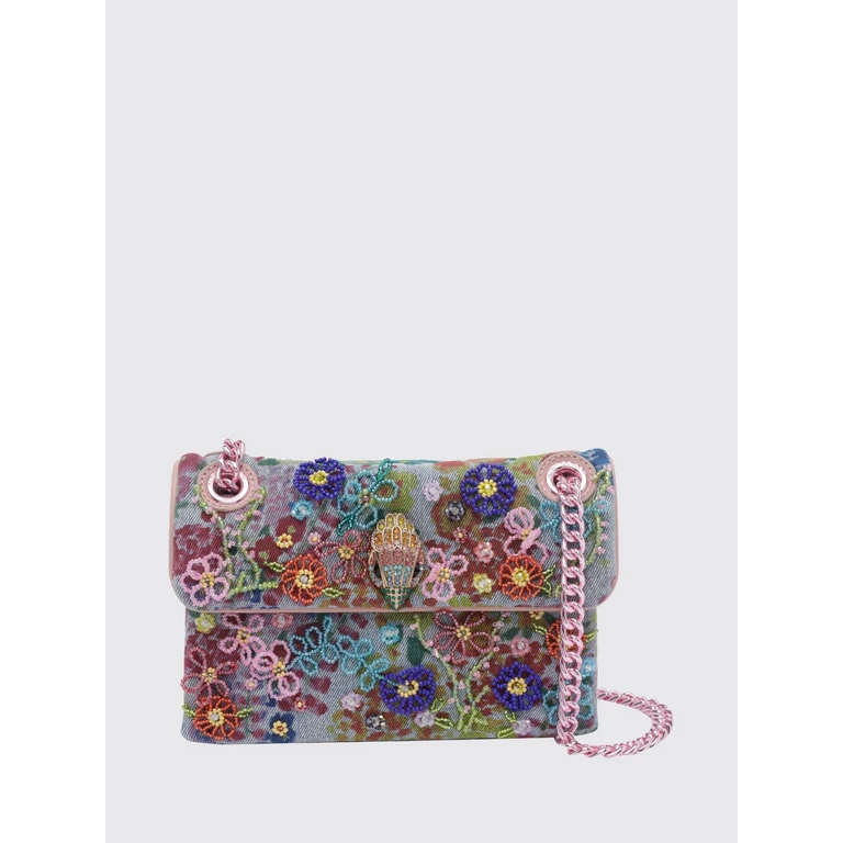 Kensington Mini Denim Bag with Floral Embroidery (5829386669BLUE/PAL)