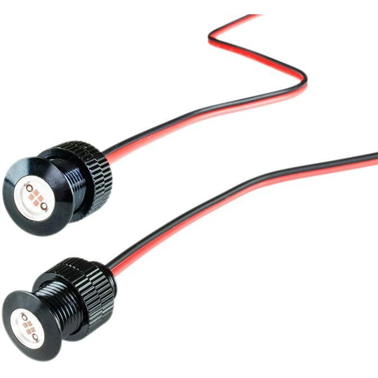 PYO:BOLTS-BRK-B - Paul Yaffe Lightning BoltZ Red LEDs Clear