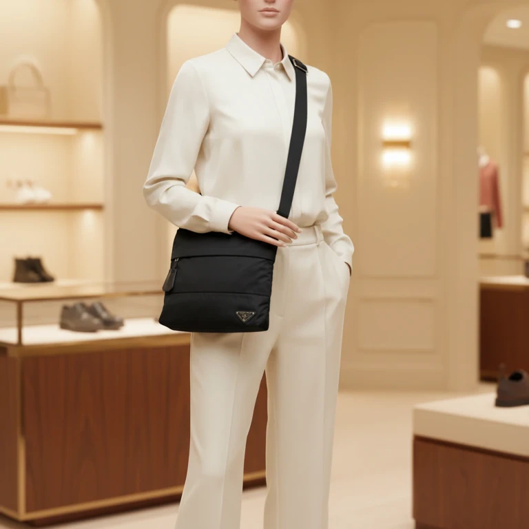 Tessuto · Nylon Shoulder Bag