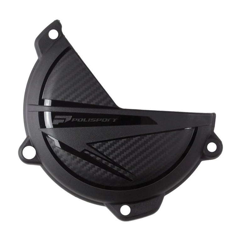 8499000001 - Polisport Clutch Cover Protector For KTM/Husqvarna/Gas Gas SXF/FC 450 2023-2025, EXC/EXC-F/TE/FE 250-501 2024, MC/MC-F/EC/EC-F/EX/EX-F 2024-2025 Black