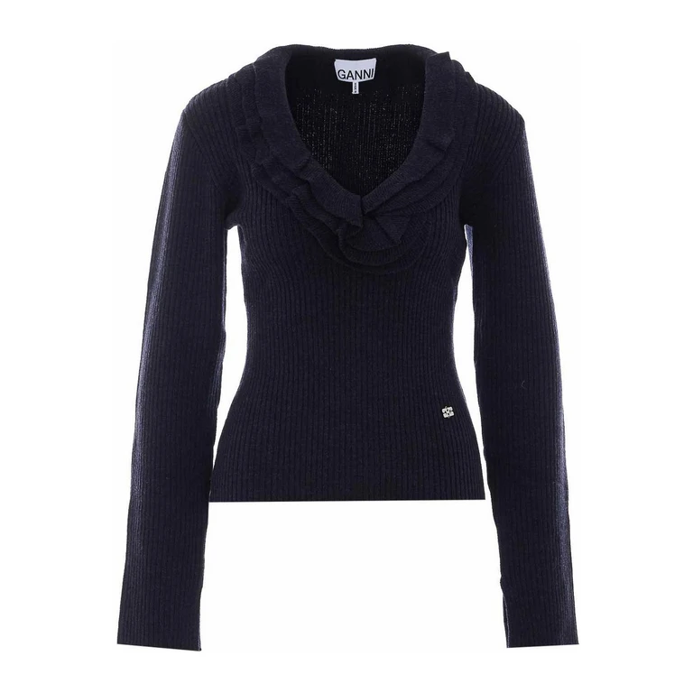 Pull Col Rond - Bleu (A1040528252)