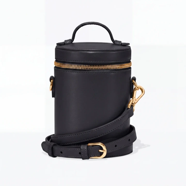 Crossbody Capsule Derby Black Compact Hands-Free Travel Bag Organizer