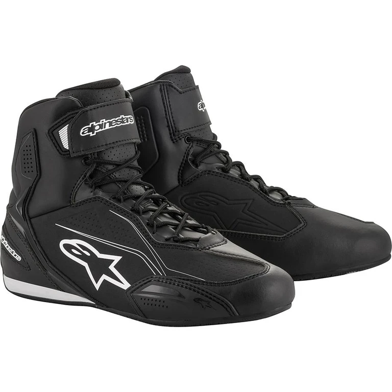 Faster-3 Motorcycle Boots 45 Black White Red (UK 10.5)