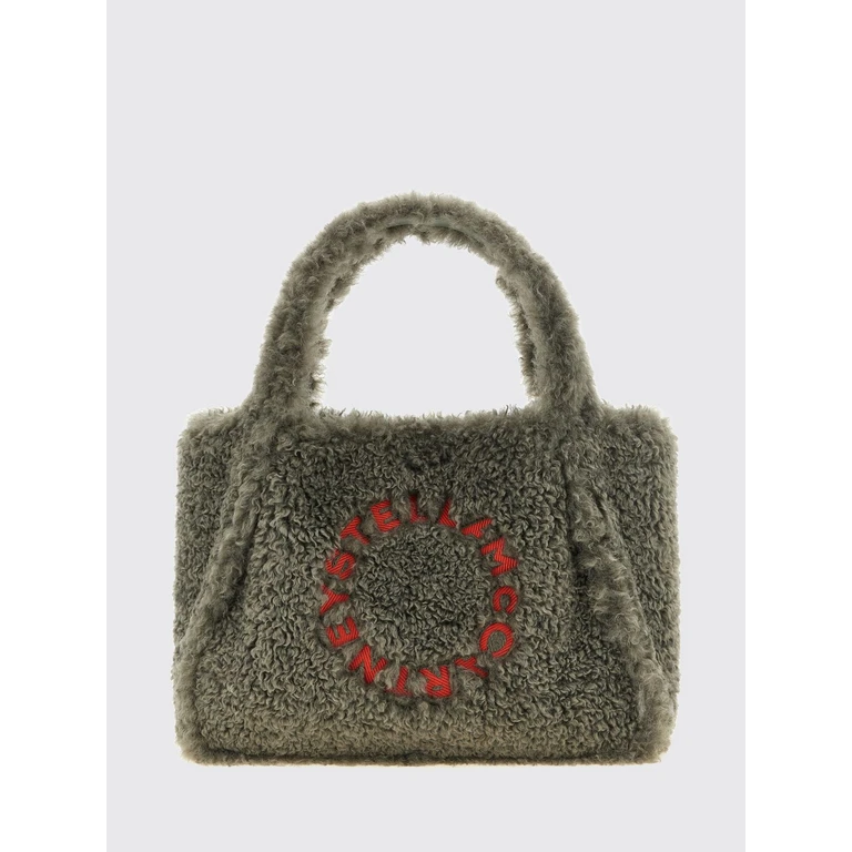 STELLA MCCARTNEY Shearling Shoulder Bag with Removable Pouch (502793WP07471464)