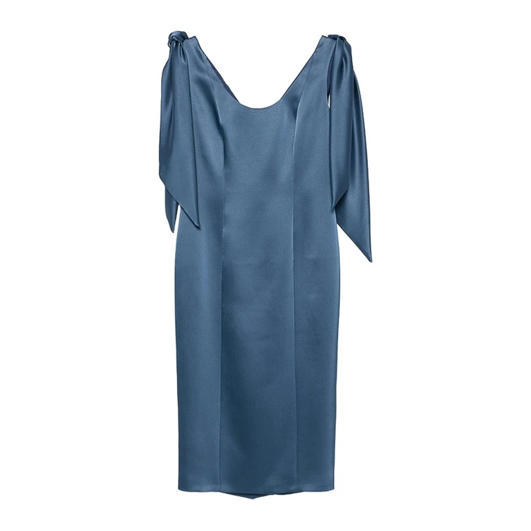 Robe Au Genou - Bleu (FCS6261730198)