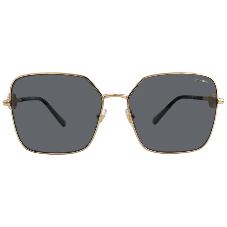 Grey Polarized Square Ladies Sunglasses VE2227 100281 59